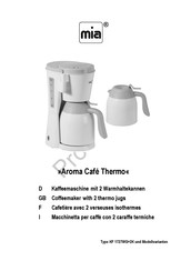 MIA Aroma Cafe Thermo Manual