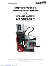 JEI MAGBEAST 2 Safety Instructions And Operator's Manual