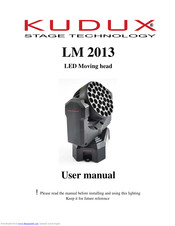 Kudux LM 2013 User Manual