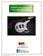 BYO guitar BONGO Assembly Instructions Manual