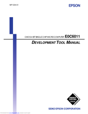 Epson E0C6011 Development Manual