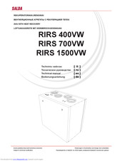 Salda RIRS 1500VW Technical Manual