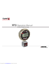 Crystal Pressure XP2i-DP Operation Manual