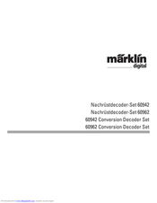Marklin 60962 User Manual