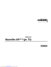 Marklin 55892 User Manual