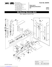 Spx 1507A Operating Instructions Manual