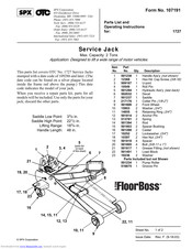Spx 1727 Operating Instructions