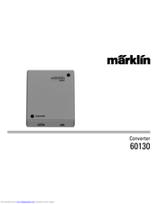 Marklin 60130 User Manual