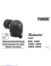 Tunze turbelle 3005 Instructions For Use Manual