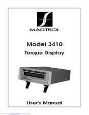 Magtrol 3410 User Manual