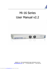 Apantac Mi-16 Series User Manual