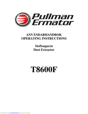 Pullman-Ermator T11000 Operating Instructions Manual