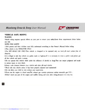 Crossfire Mustang Evo3 User Manual
