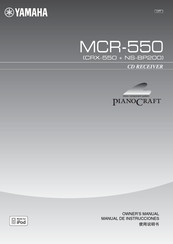 Yamaha MCR-550 Owner's Manual