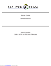 Richter Optica S6-BL Instructions Manual