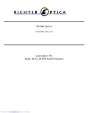 Richter Optica S6-TS Instructions Manual