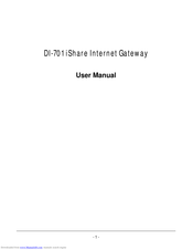 D-Link DI-701 iShare User Manual