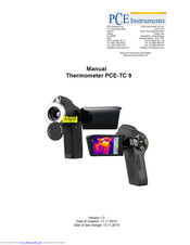 PCE Instruments PCE-TC 9 Manual