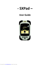 SX BLUE GPS SX PAD User Manual