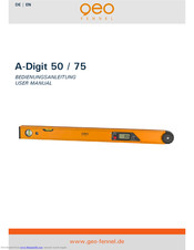 QEO A-DIGIT 50 User Manual