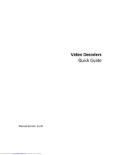 UNV DC4308 Quick Manual