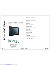 Fiducia OF170SAW User Manual