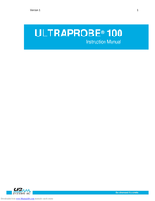 UE Systems Ultraprobe 100 Instruction Manual