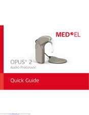 Medel OPUS 2 Quick Manual