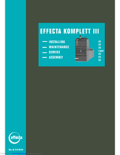 Effecta Komplett III Owner's Manual