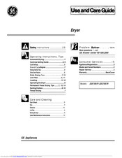 GEA DDE7907R Use And Care Manual