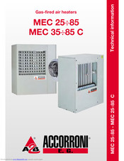 Accorroni MEC25-85 Technical Information