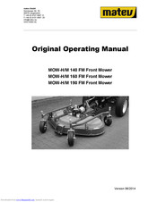 matev MOW-H/M 140 FM Original Operating Manual