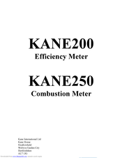 Keison KANE250 Manual