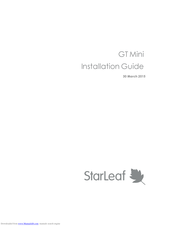 StarLeaf GT Mini Installation Manual