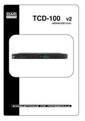 DAPAudio TCD-100 Product Manual