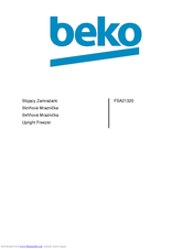 Beko FSA21320 Manual