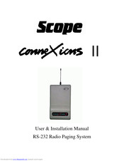scope ConneXions II User & Installation Manual