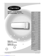 Carrier 42NQ018 Installation Manual