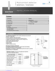 DAITEM SH272AX Installation Manual