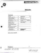 GE GSD700L Use And Care Manual