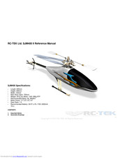 RC-Tek SJM400 II Reference Manual