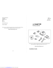 Francotyp-Postalia optimail 30 Installation Manual
