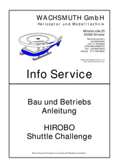 Wachsmuth & Krogmann HIROBO Shuttle Challenge Instruction Manual