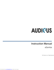 Audicus aSamba Instruction Manual