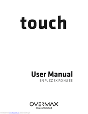 Overmax touch User Manual