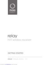MASS FIDELITY relay Getting Started