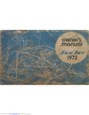 Sno-Jet star jet +2 1972 Owner's Manual