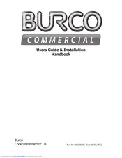 Burco Cookcentre Electric Users Manual & Installation Handbook