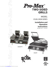 Promax CG28 SERIES Installation And Operation Instructions Manual