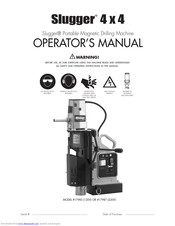 Slugger 17987 Operator's Manual